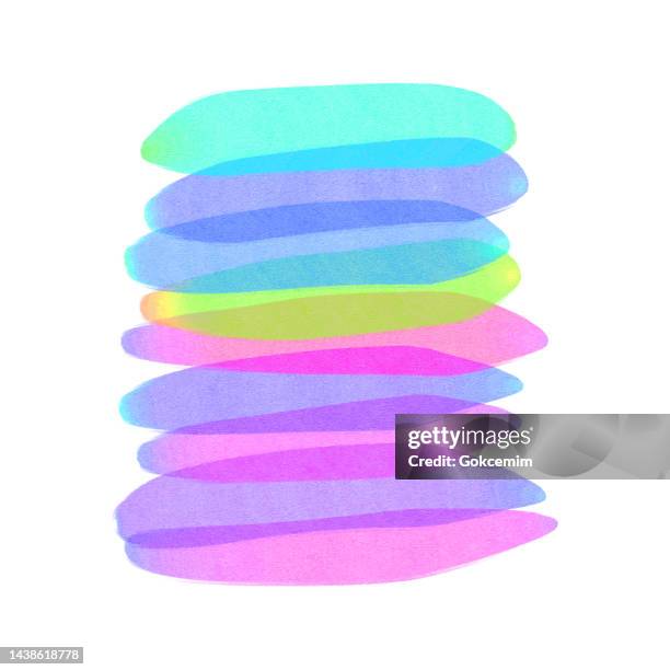 illustrations, cliparts, dessins animés et icônes de dessin de pinceau texturé texturé au néon dessiné à la main coups de pinceau arrière-plan. clip art traits de pinceau aux couleurs vives. élément de conception de texture élégant pour les cartes de vœux, les cartes de visite et les étiquettes, - échantillon de tissu