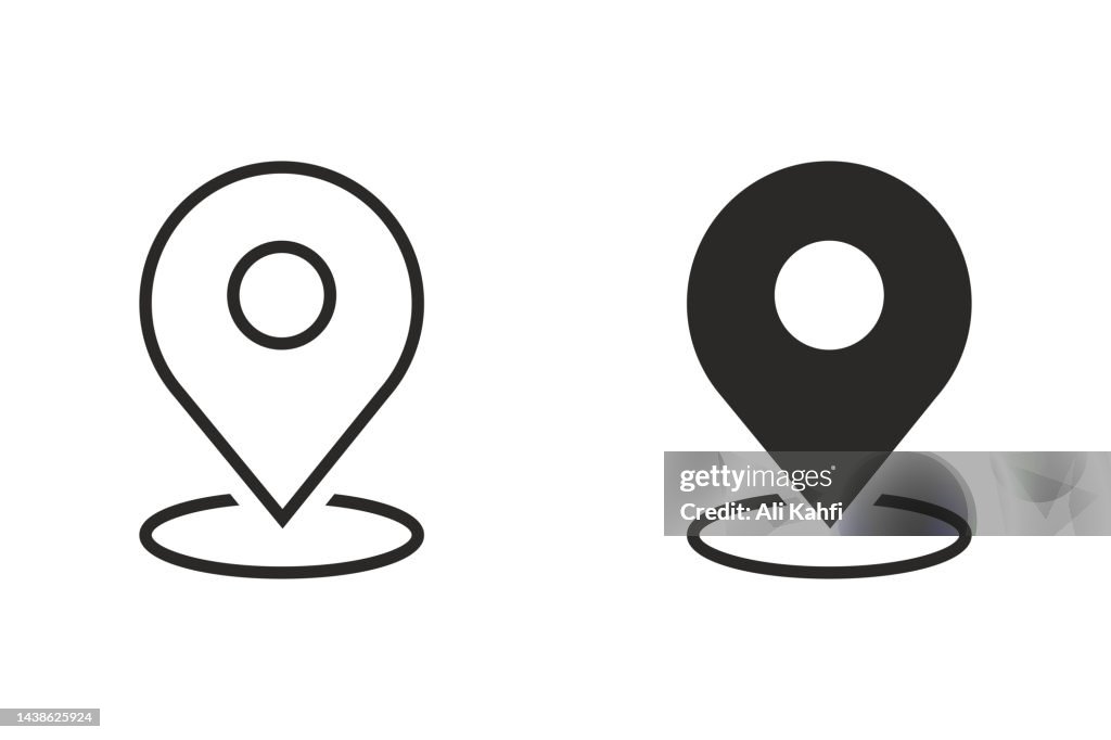 Pin location icon