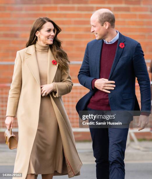 Prince William, Prince of Wales and Catherine, Princess of Wales visit The Street, a community hub that hosts local organisations to grow and develop...