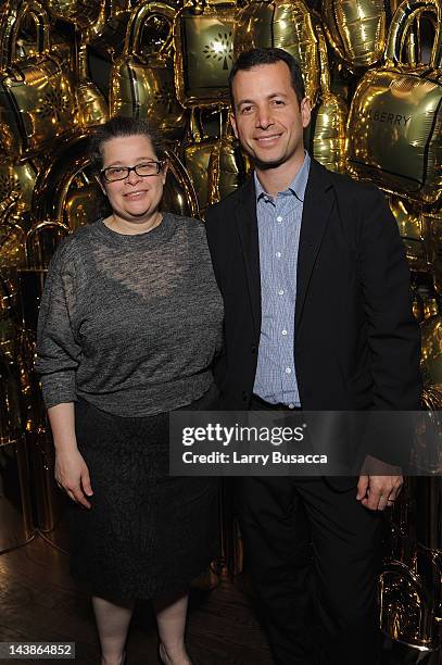 Frieze Publisher Amanda Sharp and Co-publisher of Frieze Matthew Slotover attend a dinner in honour of Frieze Project Artists hosted by Frieze Art...