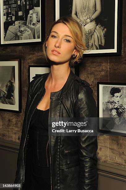 Lauren Remington Platt attends a dinner in honour of Frieze Project Artists hosted by Frieze Art Inc and Mulberry at Crown on May 4, 2012 in New York...