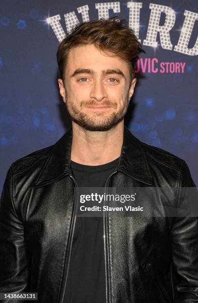 Daniel Radcliffe attends The Roku Channel - US Premiere Of Weird: The Al Yankovic Story at Alamo Drafthouse Cinema Brooklyn on November 01, 2022 in...