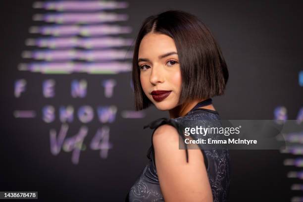 In this image released on November 3, Ángela Aguilar attends Rihanna's Savage X Fenty Show Vol. 4 presented by Prime Video in Simi Valley,...