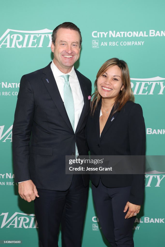 Ryan Raffetto City National Bank's Rich Raffetto and Jan Wu attend Variety Business ...