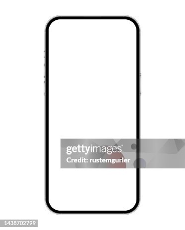 Smartphone vector mockup on White background Smartphone vector mockup on White background