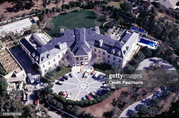 Aaron Spelling bought the 6-acre property of Bing Crosby's former Los Angeles house. He demolished the property and built a 123-room home on the lot...