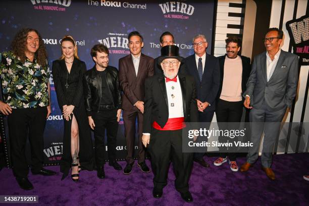 Weird Al Yankovic, Evan Rachel Wood, Daniel Radcliffe, Eric Appel, Rob Holmes, Dr. Demento, David Eilenberg, Colin Davis and Charlie Collier attend...