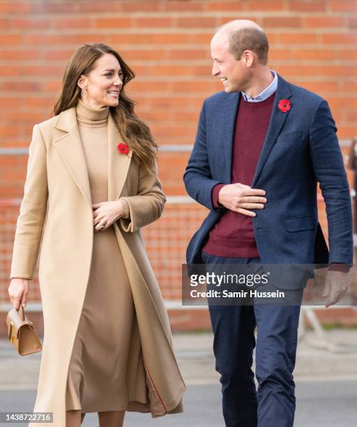 Prince William, Prince of Wales and Catherine, Princess of Wales visit The Street, a community hub that hosts local organisations to grow and develop...