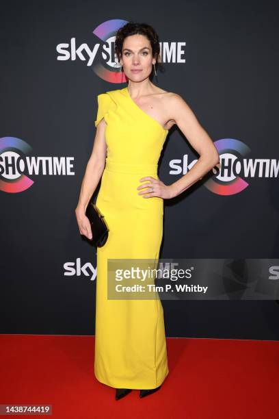 Anna Drijver attends the exclusive new streaming service SkyShowtime launch event at Transformatorhuis on November 03, 2022 in Amsterdam, Netherlands.