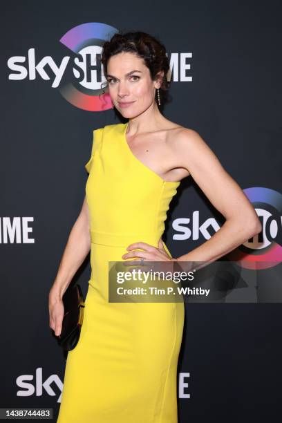 Anna Drijver attends the exclusive new streaming service SkyShowtime launch event at Transformatorhuis on November 03, 2022 in Amsterdam, Netherlands.