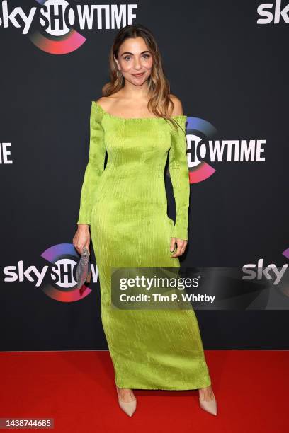 Georgina Verbaan attends the exclusive new streaming service SkyShowtime launch event at Transformatorhuis on November 03, 2022 in Amsterdam,...