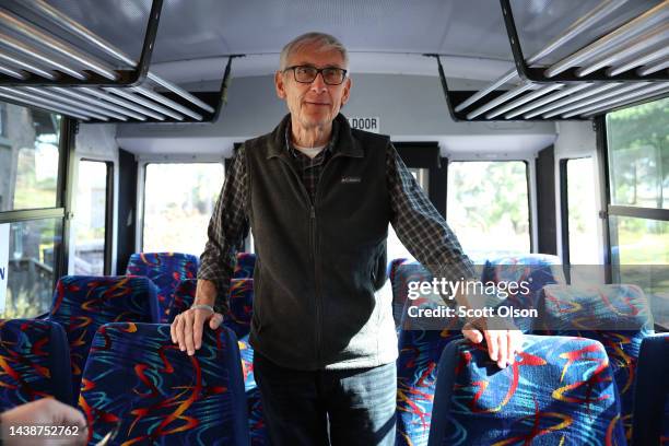 Wisconsin Governor Bus Merrill Wisconsin Photos and Premium High Res Pictures - Getty Images