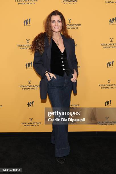 Lyne Renée attends Paramount's "Yellowstone" Season 5 New York Premiere at Walter Reade Theater on November 03, 2022 in New York City.