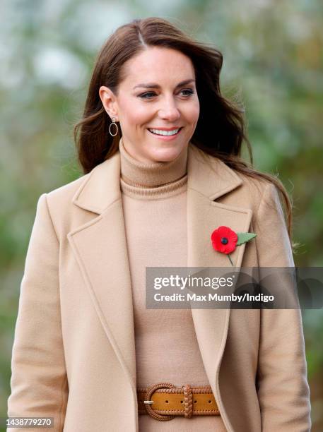 Catherine, Princess of Wales visits 'The Street' community hub during an official visit to Scarborough on November 3, 2022 in Scarborough, England....