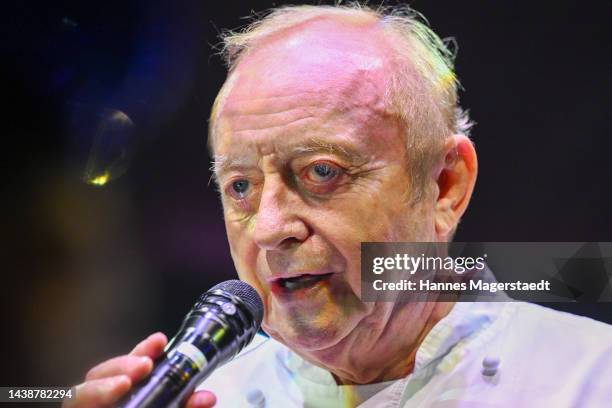 Alfons Schuhbeck during the Schuhbeck's Teatro VIP Premiere on November 3, 2022 in Munich, Germany.