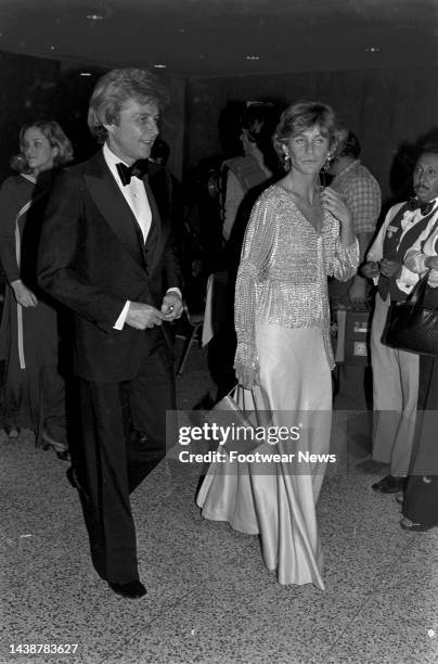 Stephen Edward Smith and Jean Kennedy Smith attend an event at the Hilton Hotel in Washington, D.C., on December 2, 1977.