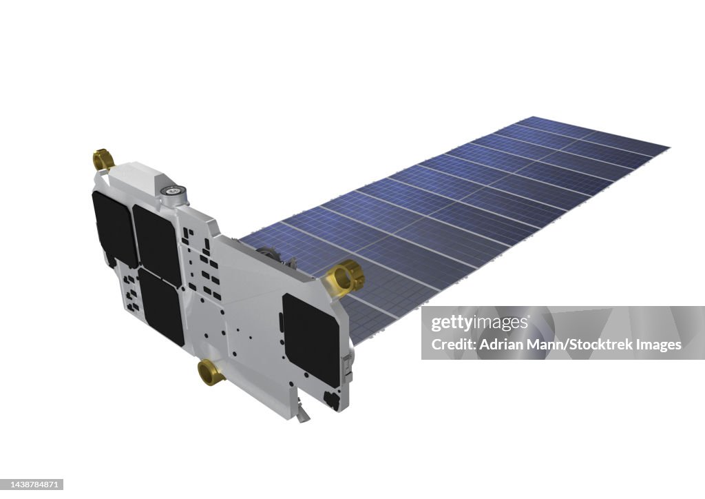 Artist's concept of a starlink satellite