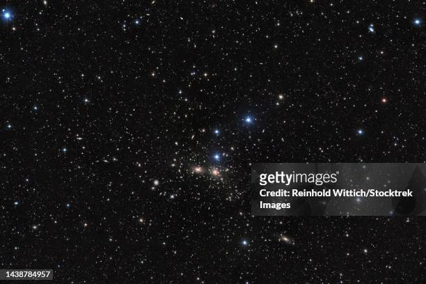 coma cluster of galaxies - astrophysics fotografías e imágenes de stock
