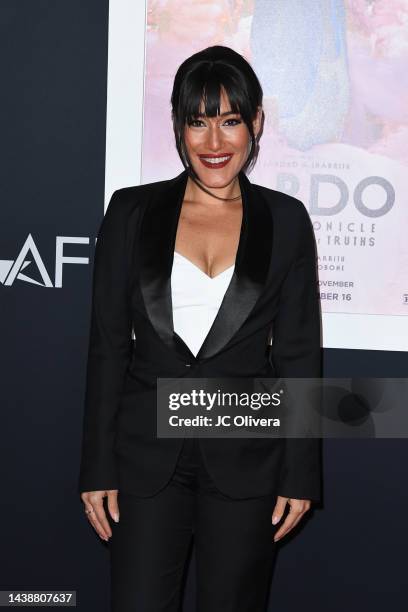 Orianka Kilcher attends the premiere of "Bardo, False Chronicle Of A Handful Of Truths" at TCL Chinese Theatre on November 03, 2022 in Hollywood,...