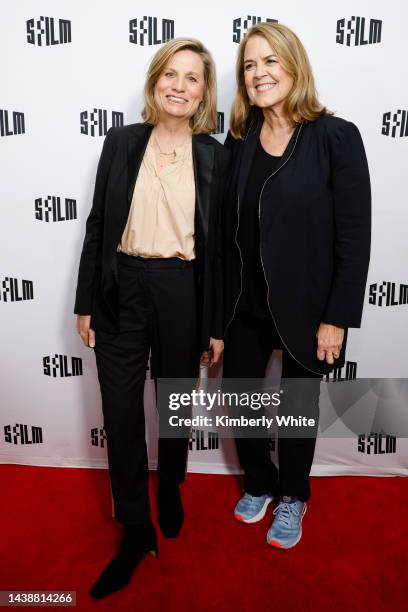 Director Marina Zenovich and producer Laura Michalchyshyn, arrive at the premiere of "Jerry Brown: The Disrupter" at the opening night of SFFILM...