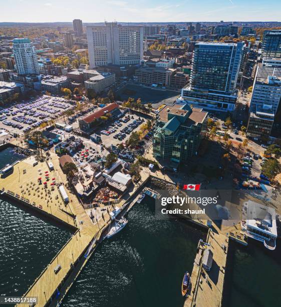 halifax waterfront - higher return stock pictures, royalty-free photos & images