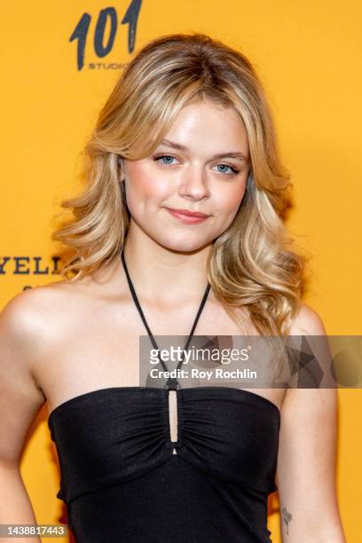 Kylie Rogers attends Paramount's "Yellowstone" Season 5 New York Premiere at Walter Reade Theater on November 03, 2022 in New York City.