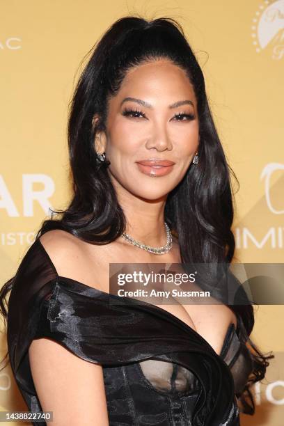 Kimora Lee Simmons attends amfAR Gala Los Angeles 2022 at Pacific Design Center on November 03, 2022 in West Hollywood, California.