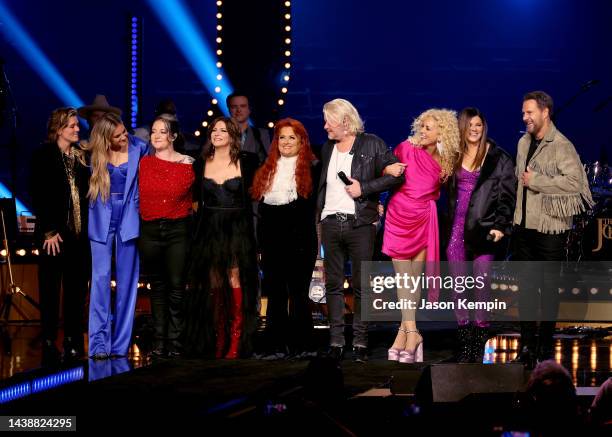 Brandi Carlile, Kelsea Ballerini, Ashley McBryde, Martina McBride, Wynonna Judd, Phillip Sweet, Kimberly Schlapman, Karen Fairchild and Jimi...