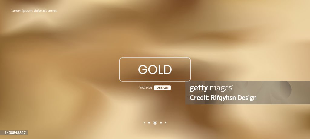 Fondo borroso de oro abstracto con bokeh y cabezal de brillo dorado