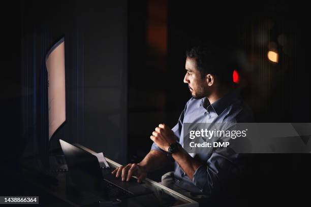 Checking Computer Intently Checking Computer At Night Photos and Premium High Res Pictures - Getty ...
