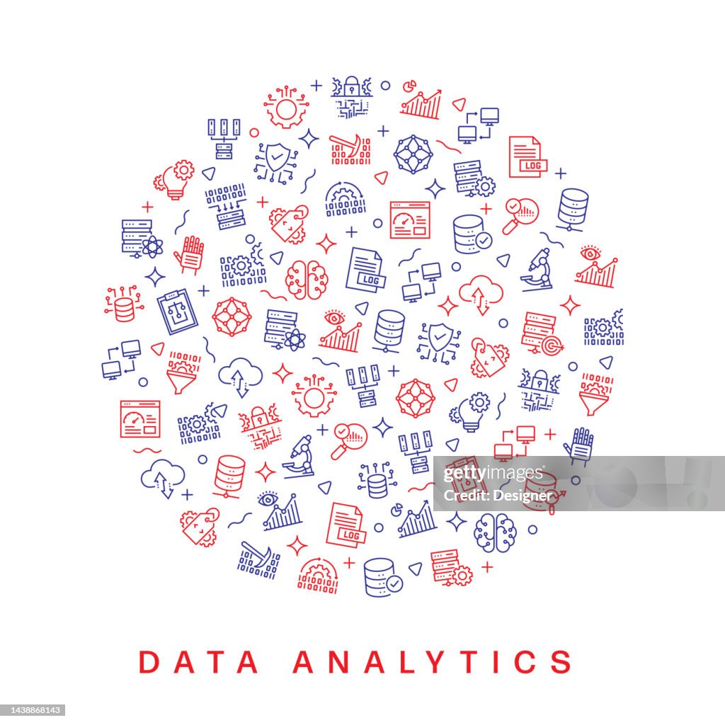 Data Patterns Graphics Design Data Analytics Related Pattern Design Modern Line Style Design High-Res ...