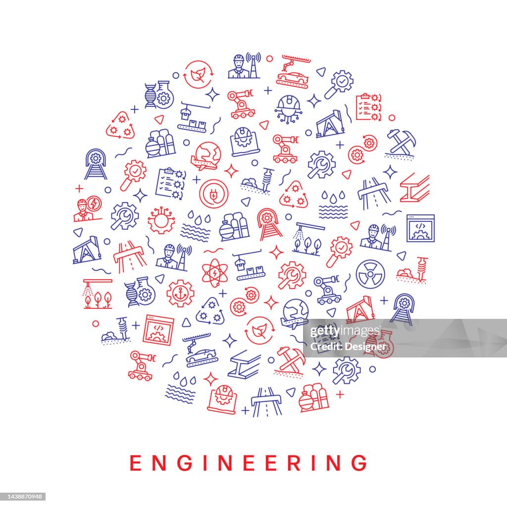 Pattern Engineering Simple Image Engineering Related Pattern Design Modern Line Style Design High-Res ...