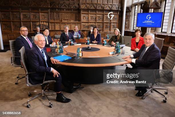 High Representative of the EU for Foreign Affairs and Security Policy, Josep Borrell, British Secretary for Foreign Affairs James Cleverly, Japanese...