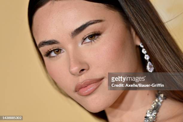 Madison Beer attends the 2022 amfAR Gala Los Angeles at Pacific Design Center on November 03, 2022 in West Hollywood, California.