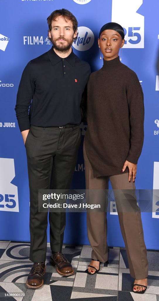 Sam Claflin and Kosar Ali attend the nominations for the British