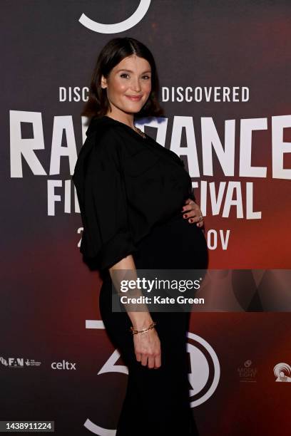 Gemma Arterton attends the Raindance Awards Ceremony 2022, where she received the Raindance Icon Award 2022 on November 04, 2022 in London, England.