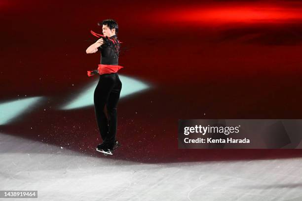 Yuzuru Hanyu performs during the ice show 'Prologue' at Pia Arena MM on November 04, 2022 in Yokohama, Kanagawa, Japan.