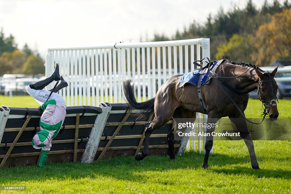 Exeter Trail Races Jonjo O'Neill Jr is unseated from Also Known As at the last hurdle ...