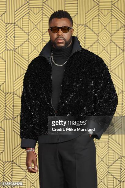 Winston Duke attends the "Black Panther: Wakanda Forever" European Premiere at Cineworld Leicester Square on November 03, 2022 in London, England.