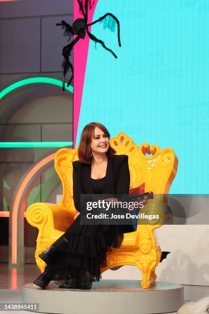 Gabriela Spanic during taping of show at Univision Studios on October 27, 2022 in Doral, Florida.