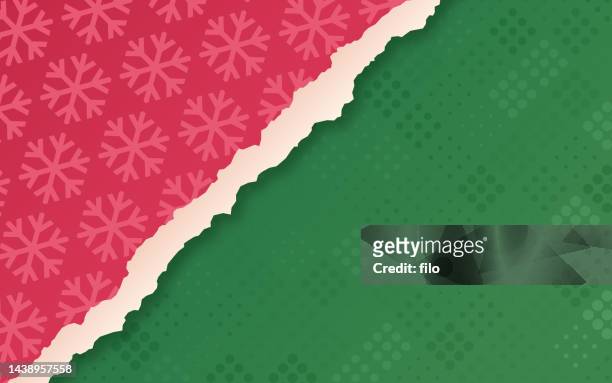 christmas holiday wrapping paper abstract background - holiday stock illustrations