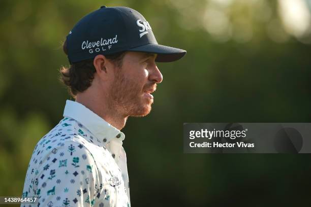 Sam Ryder of United States looks on on the second hole during the second round of the World Wide Technology Championship at Club de Golf El Camaleon...