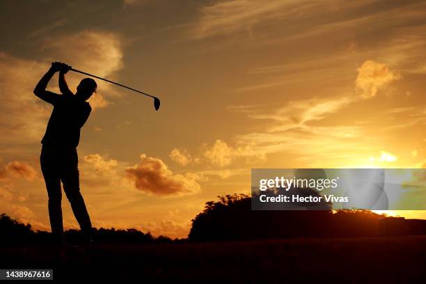 Adam Hadwin of Canada plays a shot on the second hole during the second round of the World Wide Technology Championship at Club de Golf El Camaleon...