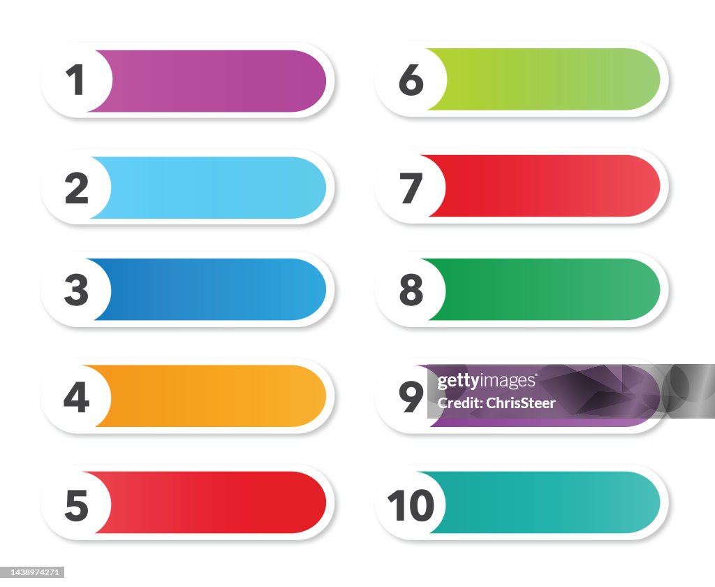 Number buttons