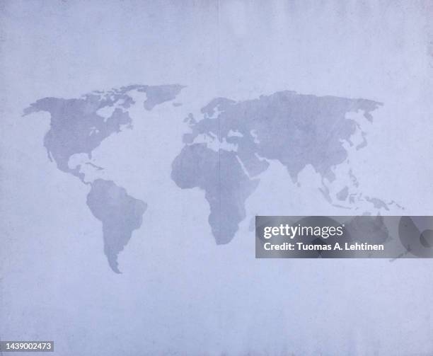 Paper Blue Map 206 World Map Light Blue Stock Photos, High-Res Pictures, and Images ...