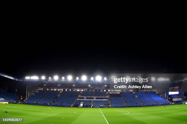 General view ahead of kickoff during the Emirates FA Cup First Round match between Sheffield Wednesday and Morecambe at Hillsborough on November 04,...