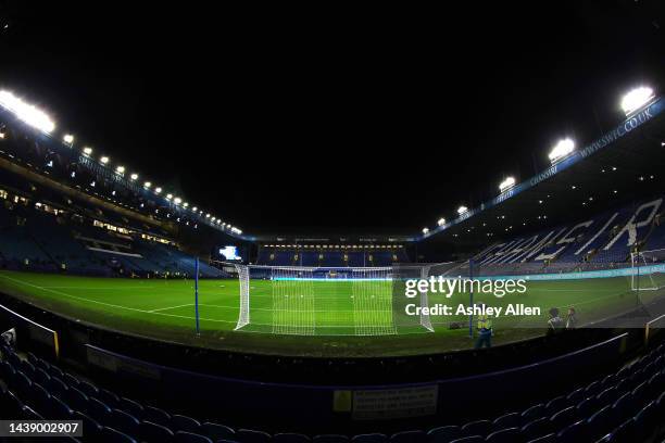 General view ahead of kickoff during the Emirates FA Cup First Round match between Sheffield Wednesday and Morecambe at Hillsborough on November 04,...