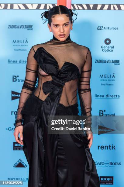 Singer Rosalia attends the red carpet for the LOS40 Music Awards 2022 on November 04, 2022 in Madrid, Spain.