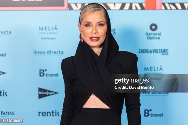 Singer Soraya Arnelas attends the red carpet for the LOS40 Music Awards 2022 on November 04, 2022 in Madrid, Spain.