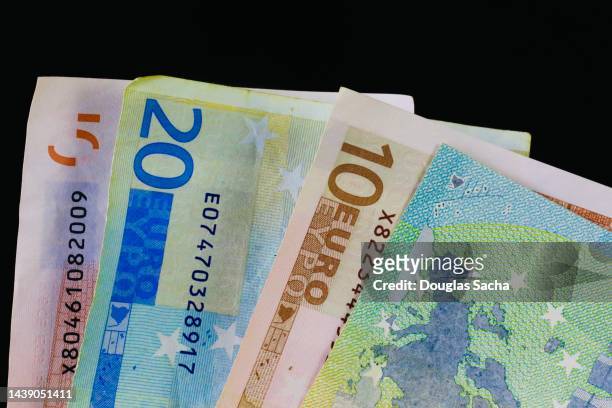 europa series cash money - all european currencies stock pictures, royalty-free photos & images